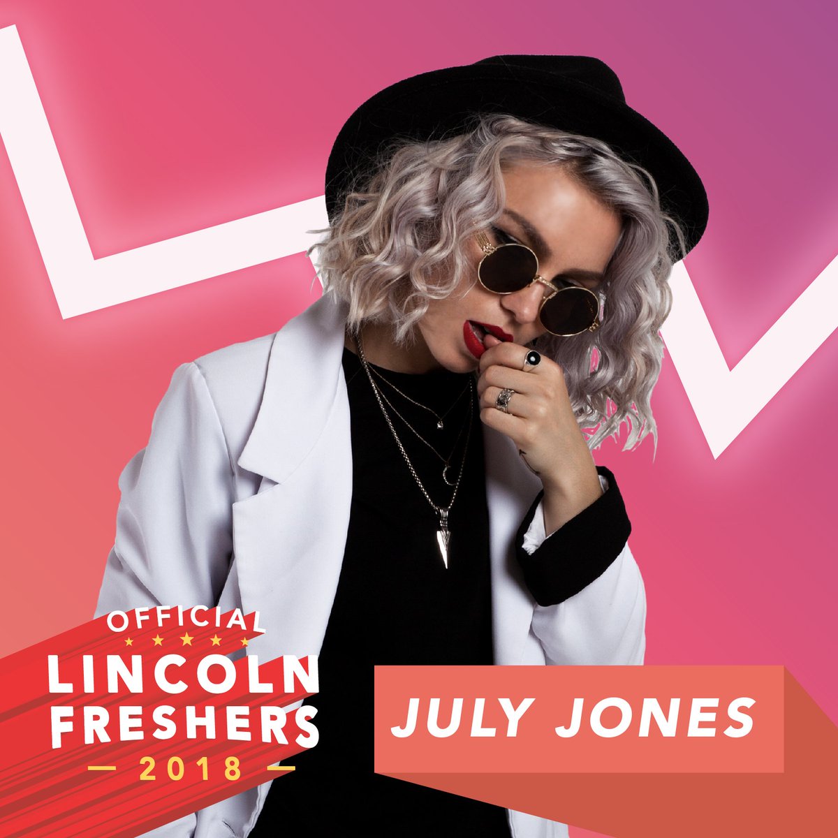 Just 5 weeks until this huge line-up takes to the stage for Freshers Week 2018! <a href="/professorgreen/">Professor Green</a> | <a href="/FuseODG/">Fuse ODG</a> | <a href="/omyomusic/">OMYO</a> | @JulyJonesMusic 

Freshers Wristbands available from lincolnsu.com