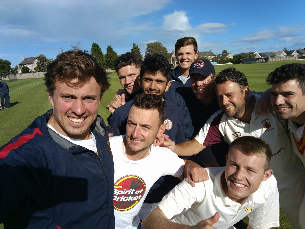 chadbarrett22's tweet photo. Great win for the @HomeOfCricket v @CricketScotland chasing down 300 on the last day #winnersaregrinners https://t.co/0sBOPFfrT1