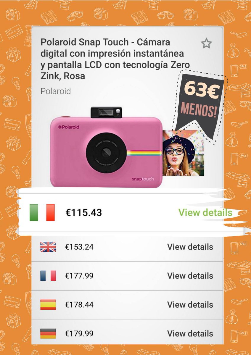 ¿Quieres empezar a ahorrar dinero en tus compras online? 🛍 Con Hagglezon compra en Amazon por el mejor precio de Europa ¿Te lo vas a perder? 🛒 💵

hagglezon.app.link/7hlB7fvOqP