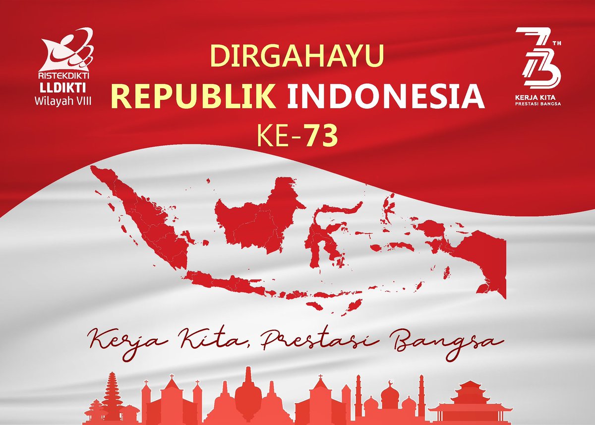 permenlunak's tweet photo. Dirgahayu Republik Indonesia ke 73, tetaplah berkibar sekali merdeka tetap merdeka!!
β’
β’
#73indonesiamerdeka #indonesia #nkri #merahputih #sangsakamerahputih #merdeka #17agustus2018 #nkrihargamati https://t.co/STr8V8GtOm