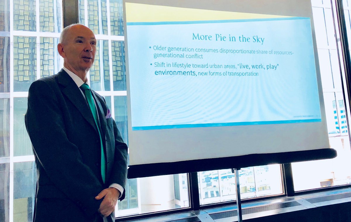 DiversifiedCWM's tweet image. Bill Spitz, our founder delivered a great presentation yesterday at the Nashville City Club on "Longevity: Trends and Challenges".