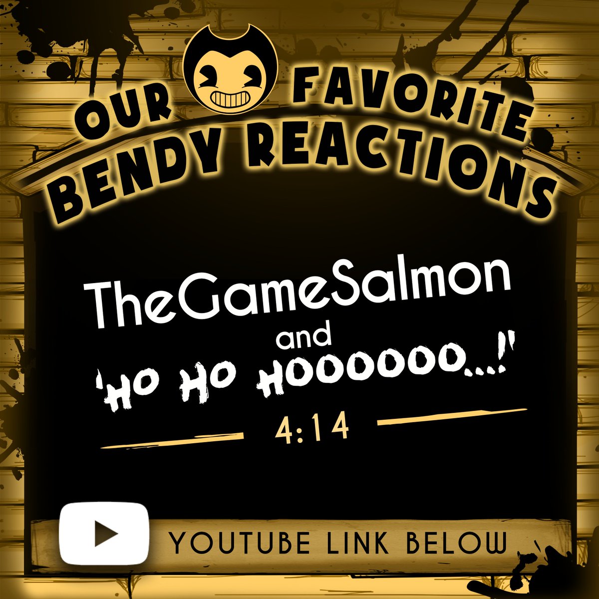 Bendy's tweet image. Take a break in your week with a great #BATIM #ChapterFour #reaction from TheGameSalmon as he brings Santa Clause into #BendyLand! #BATIM buff.ly/2Be9NP2