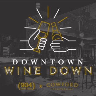 It’s that time of the month! <a href="/cowfordjax/">Cowford Chophouse</a> is back with their monthly Downtown Wine Down with a live performance from Aaron Thomas &amp; Soulo Lyon of <a href="/TheBandBeEasy/">TheBandBeEasy</a> #TheElbowJax