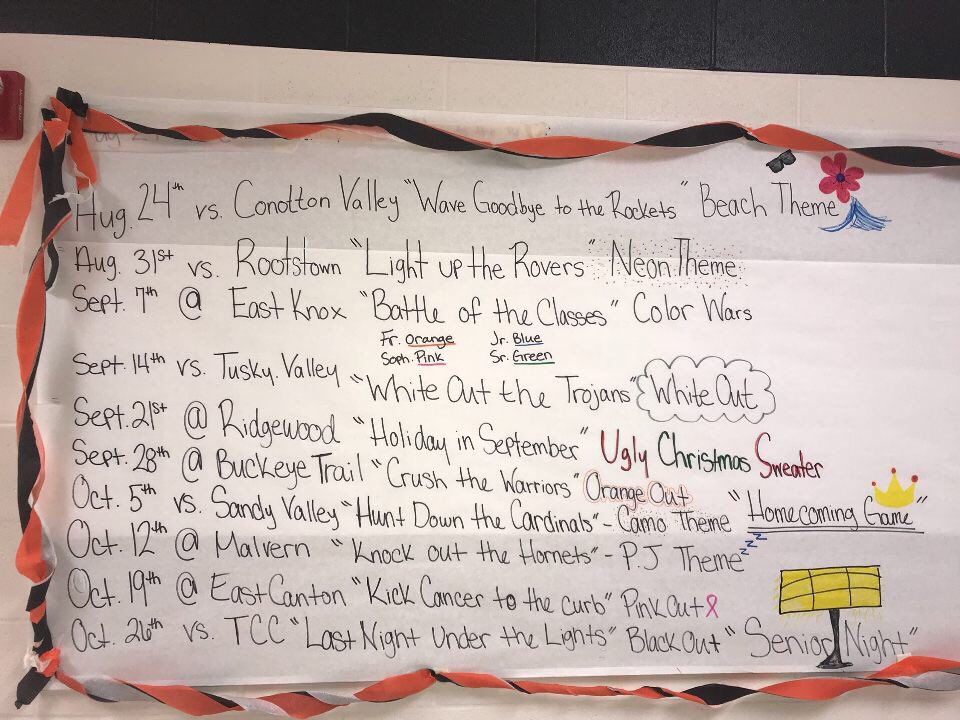 Get your spirit wear ready &amp; help the cheerleaders cheer on the Tigers to a VICTORY!