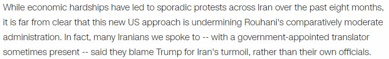 (5)And "with a government-appointed translator sometimes present" ??Seriously?Does  @CNN actually expect us to believe those people expressed their true feeling with a translator of their repressive government at the scene?