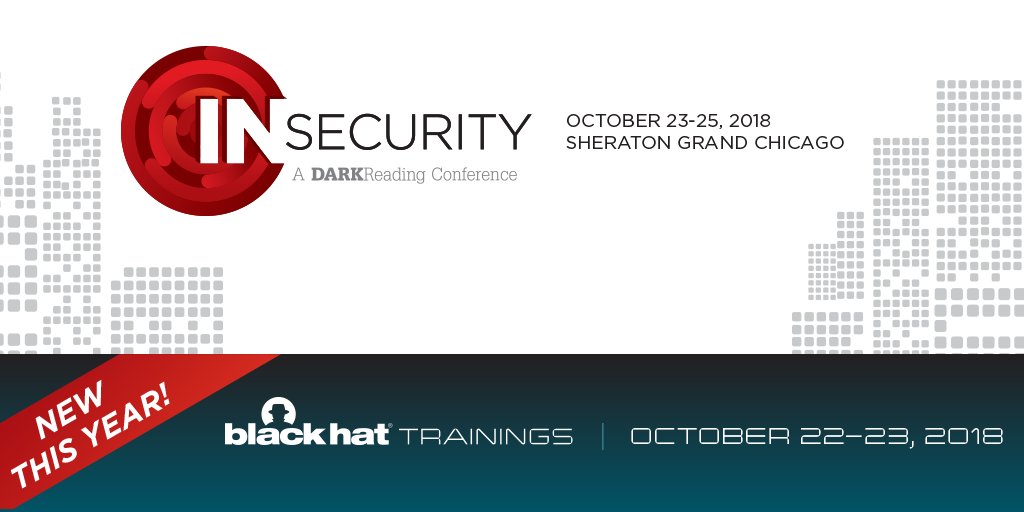 jessicadavis's tweet image. Care about cybersecurity? Insecurity18, a #DarkReading conference is headed to the great town of Chicago in October. My friends get a $200 discount on their registration. Use the code: DAVIS  insecurity.com
#INsec18