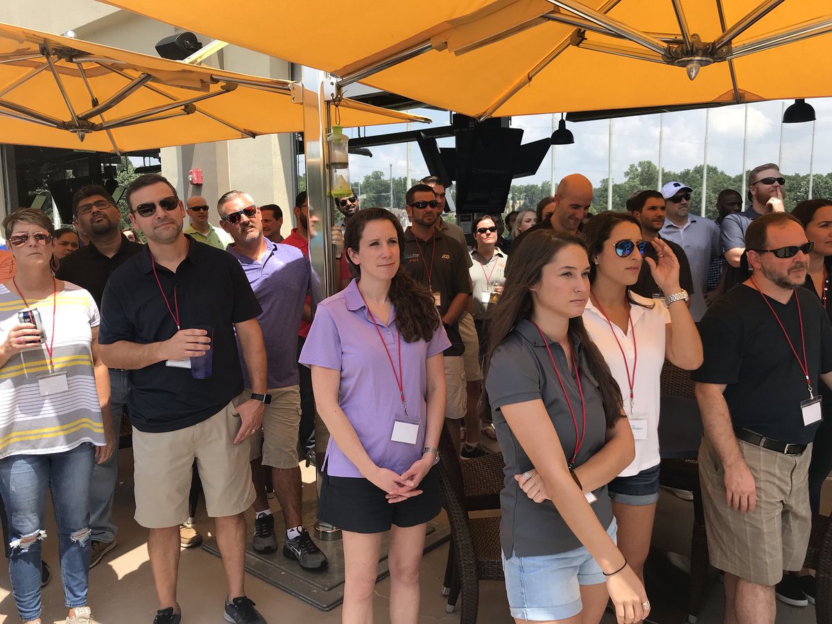 tnerko's tweet photo. 1st annual #ADP Tech TopGolf event - thanks to our vendors for sponsoring and helping us raise money for the American Heart Association! #sponsor #ATLHeartWalk @American_Heart @ADP #lifeiswhywewalk https://t.co/jugREMTDP8