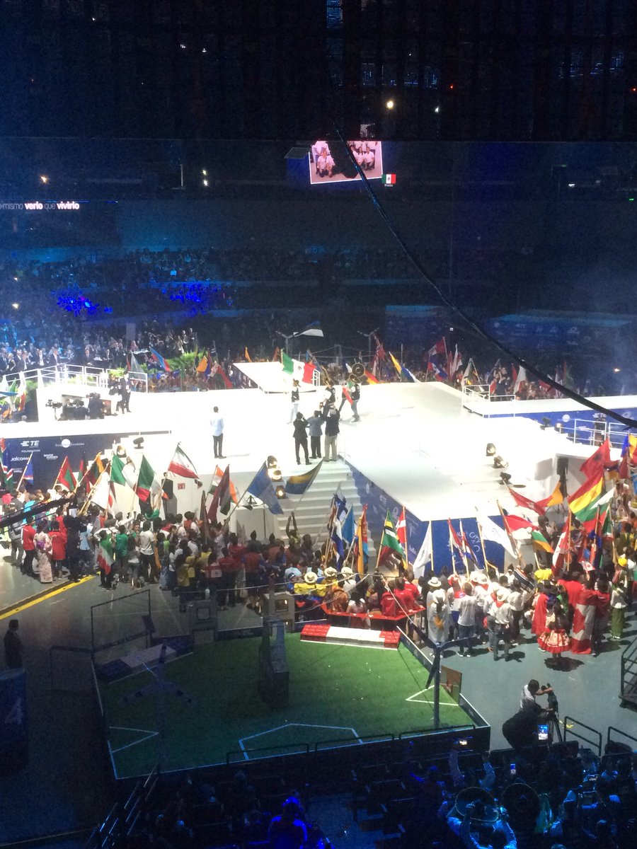 SoyRobotiX's tweet image. Le deseamos mucho éxito a nuestro equipo representativo 🇲🇽 #FirstGlobalChallenge #firstglobal #mundialderobotica  🤖