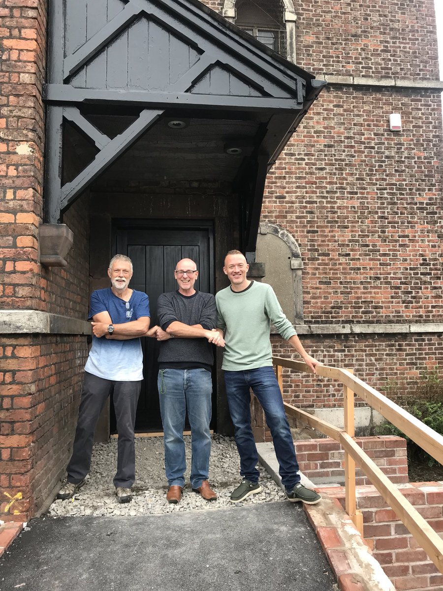 FPLArchitects's tweet photo. Handed over this week - together we have achieved a minor transformation at St James in the City, Liverpool - delighted we’ve stretched the budget so far - Yes real WC’s, a working mini kitchen and a bigger tent to worship within. @stjameschurch #conservation https://t.co/Ey3TleOTTE