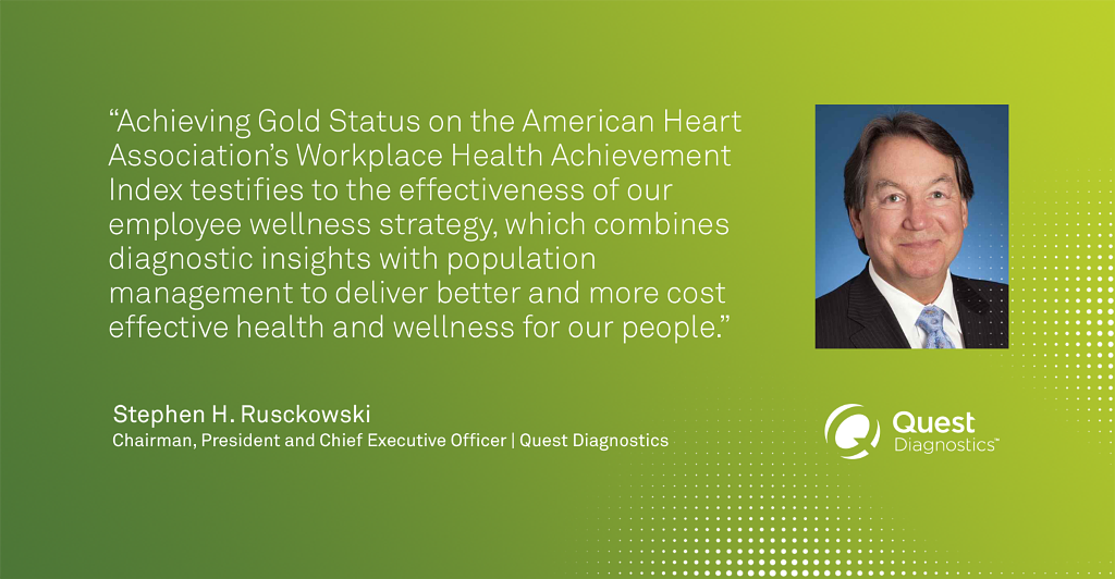 QuestDXCareers's tweet photo. We are excited and proud to have achieved gold status in the American Heart Association's 2018 Workplace Health Achievement Index, ranking our workplace health program among the best in the nation. Read more: https://t.co/2PfHun6geC https://t.co/PLGDWiiM6z