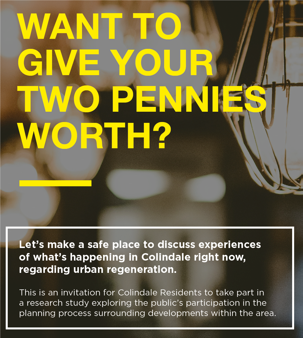 ColindaleMdx's tweet photo. Calling all #Colindale residents! Are you interested in taking part in a research study about urban regeneration and development in Colindale? Please get in touch! https://t.co/Lci1vyCcbM