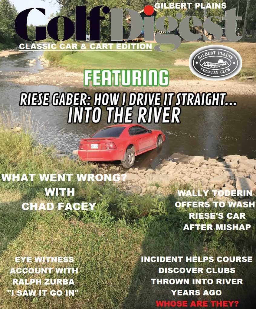 Just another addition of the Gilbert Plains "golf digest "