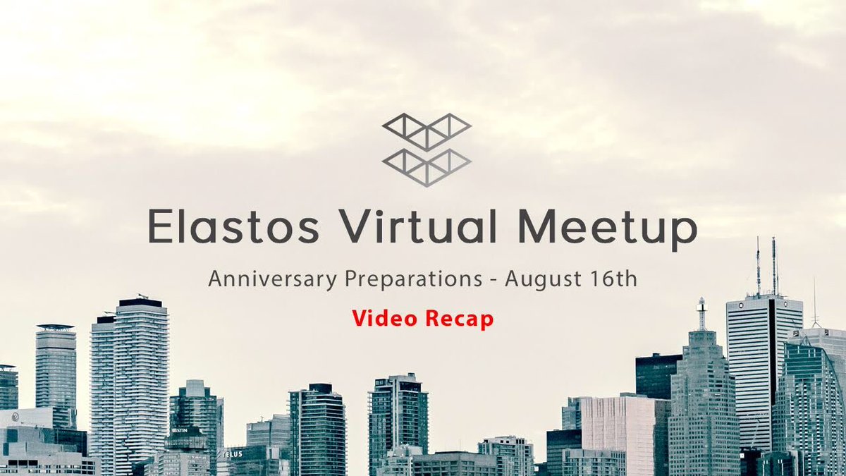 ElastosInfo's tweet photo. Video recap from the August 16th Elastos Virtual Meetup #Elastos $ELA #ElastosVirtualMeetup https://t.co/6QnGoLP7uY https://t.co/K4UfY3LMIy