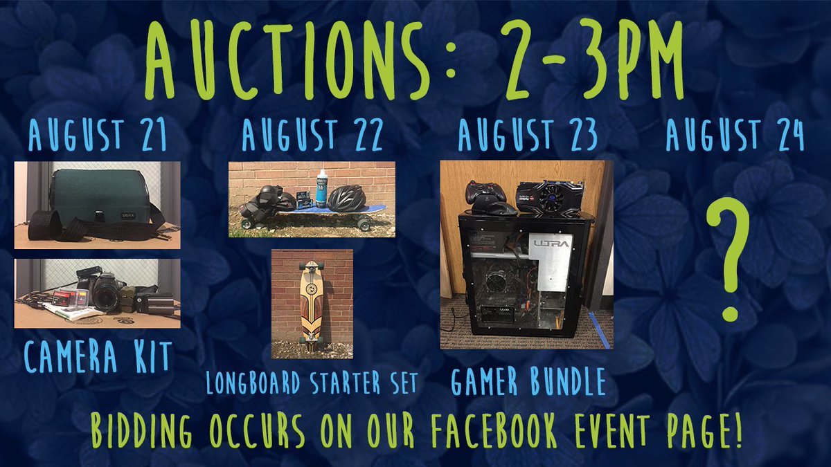 GoodbyeGoodbuy's tweet photo. Auctions are a staple of Goodbye, Goodbuy! We have some exciting groups for you this year. On August 24, we'll have a special mystery bundle for you! Visit us on Facebook for more details: https://t.co/vdvJp1HRp6 https://t.co/KLVA0VrD7P
