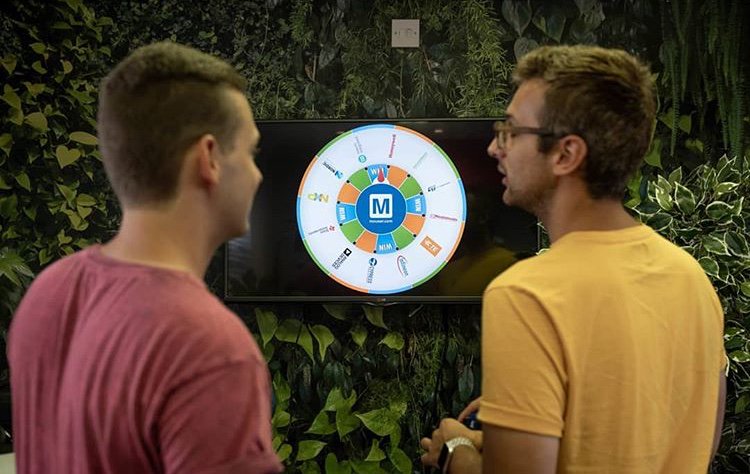 discoverepm's tweet photo. Our #appdevelopment team are working on a bit of fun for an upcoming event @electronicaFair. We're pretty sure our #wheeloffortune will put a smile on everyone's face :) . #appdev #appdesign https://t.co/rE6R7IPbTT