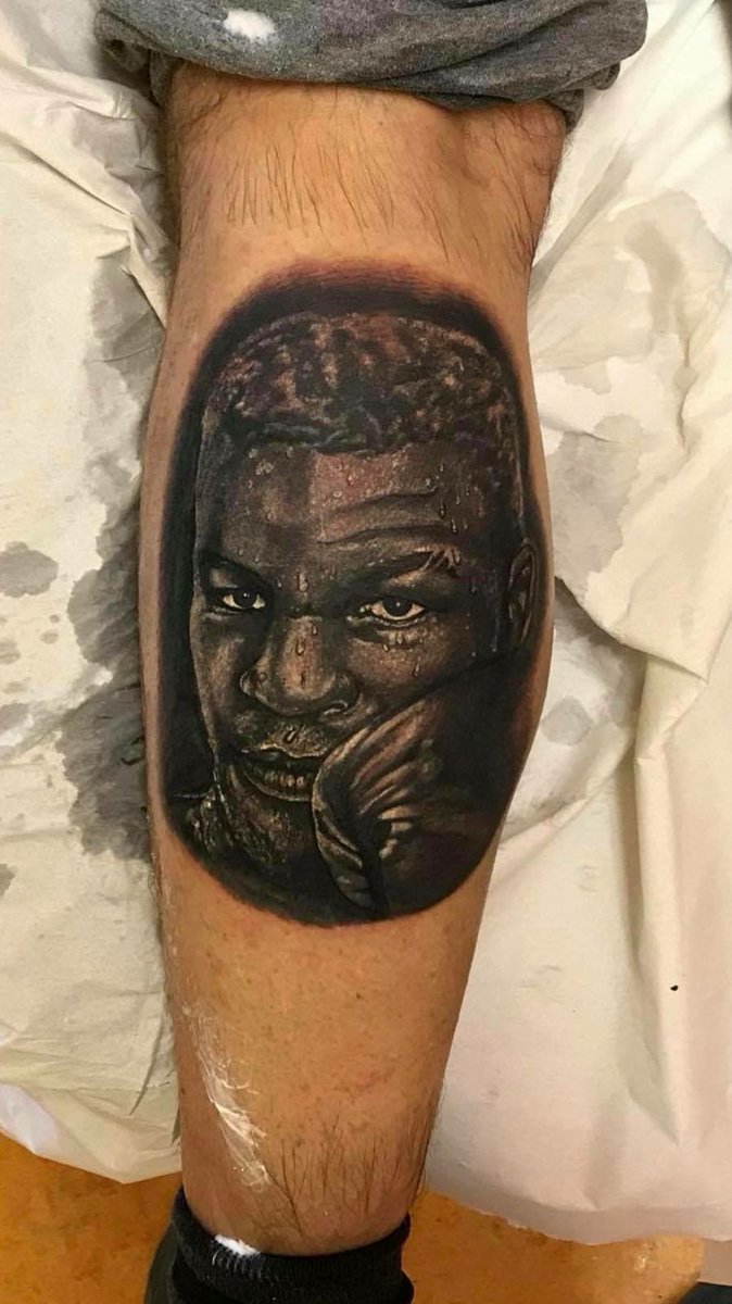 I tattooed Mike Tyson today eliastattoos  rtraditionaltattoos