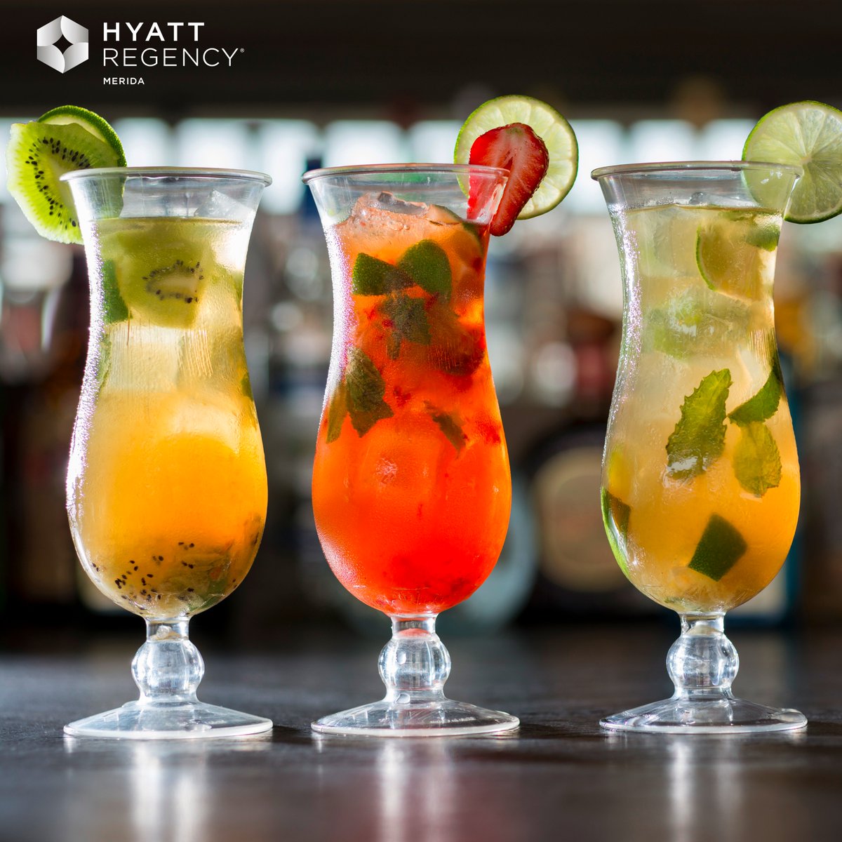 Hyatt_merida's tweet photo. Una terna de sabor y frescura

#MojitoTime #Strawberry #Drinks #Happiness #HyattRegencyMerida https://t.co/Vmv7tWQVPz