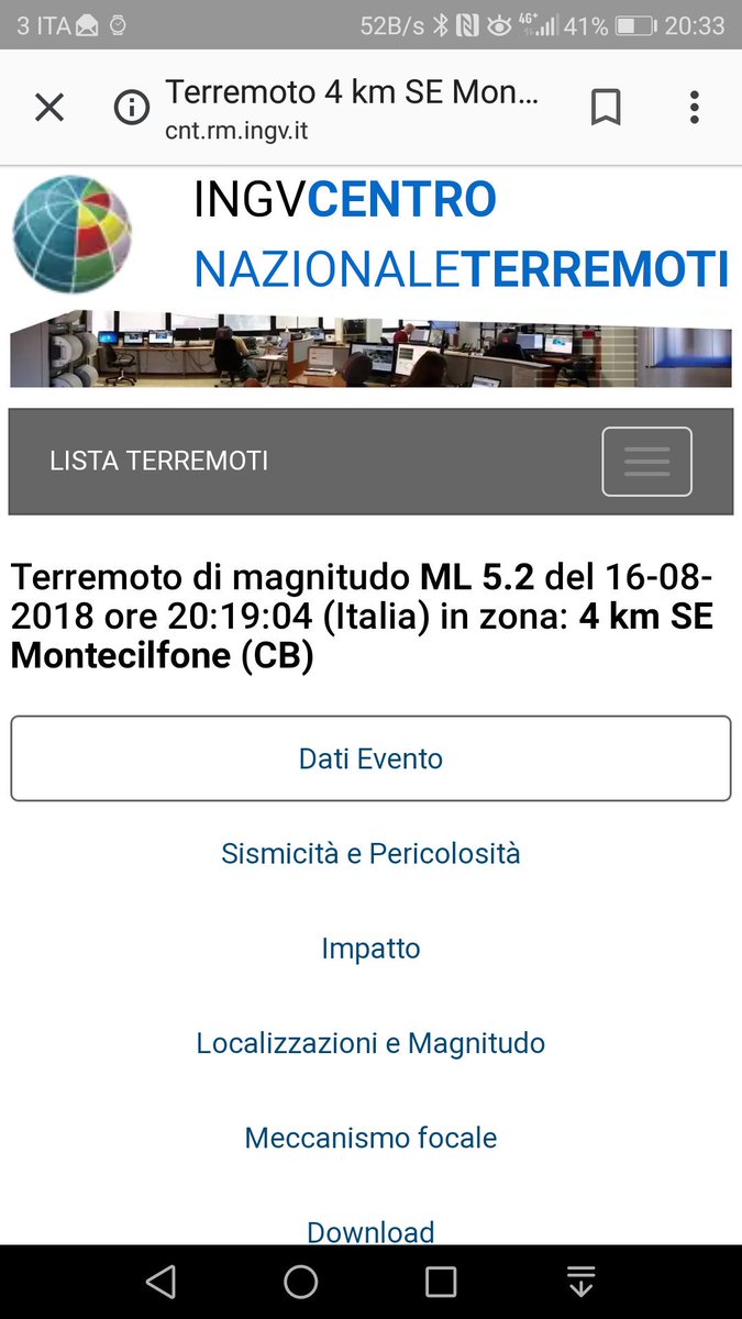 Altra scossa di #terremoto