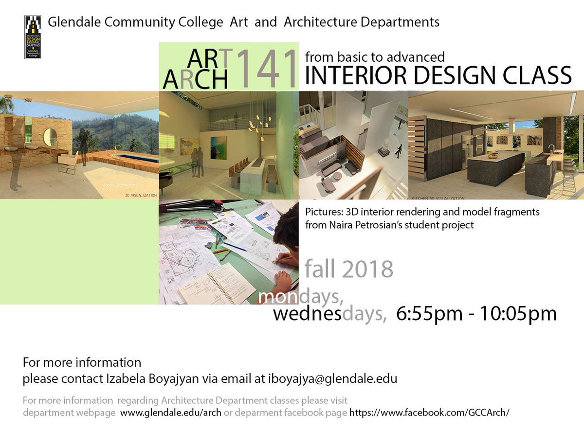 Glendale College Ca On Twitter Interested In Interior