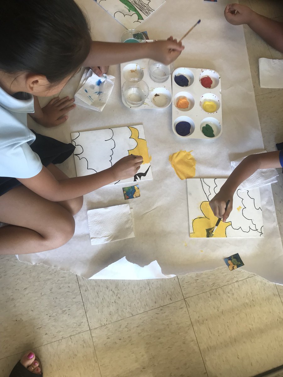 We are an ahupua’a. #collaboration #mural #livingincolor #pieceofthepuzzle #4thgrade