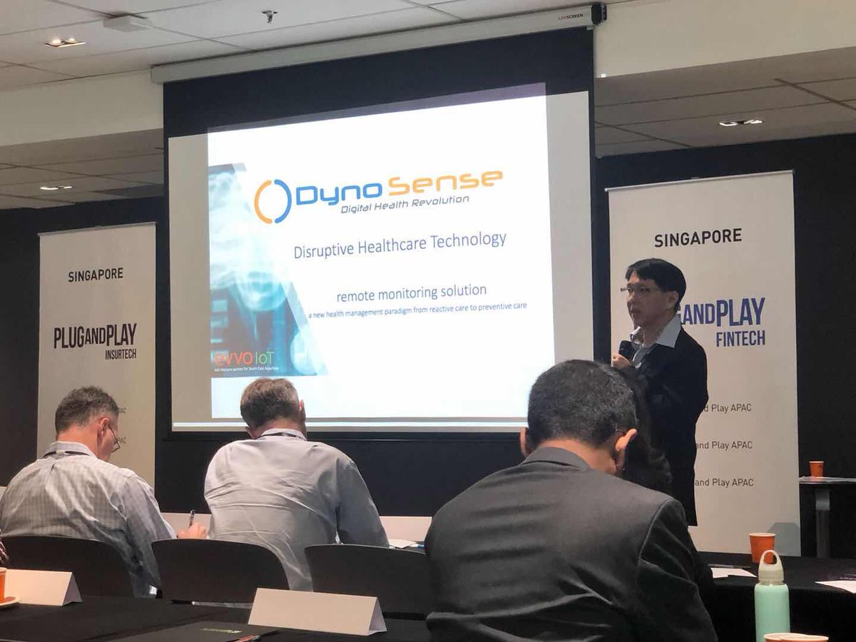 DynoSense's tweet image. @DynoSense partner @EvvoLabs presenting at Singapore event