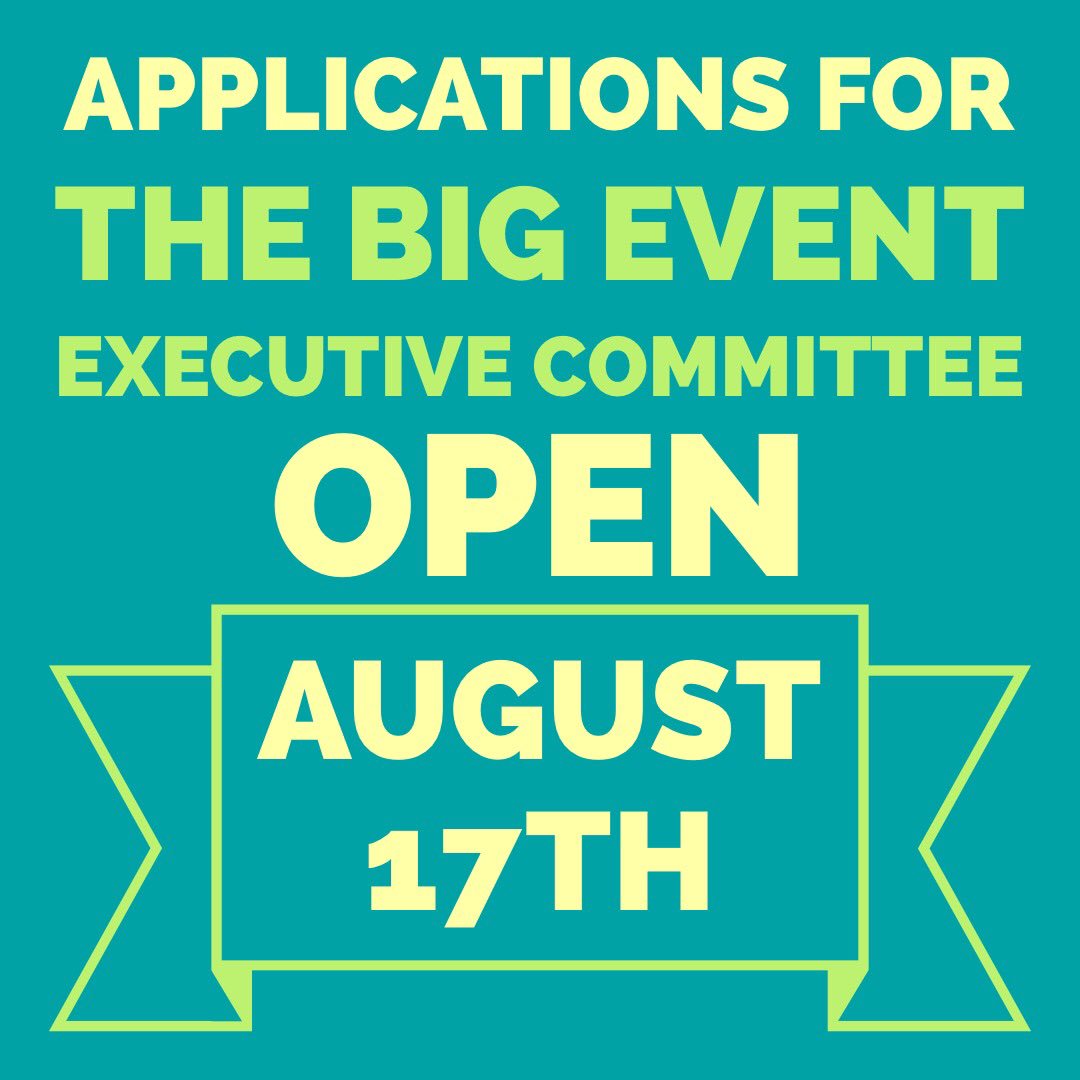 OUBIGEVENT's tweet photo. GOOD NEWS, SOONERS! Exec apps open on orgsync tomorrow!!! We canβt wait to get all your applications! #communitythroughservice π€© https://t.co/9Gnn6TGsZS