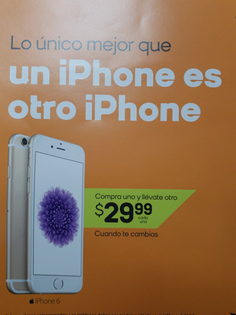 Preparate para el regreso a clases con una oferta que no puedes desaprovechar. Compra un iPhone 6 y llevate 1 en $29.99! Llevate no nadamas uno pero mejor dos, por que no? <a href="/Nexcomm_Uni/">Nexcomm University</a>
 @relizondospg  #BOGO #2isbetterthenone #BoostNation #FamilyPlans #SwitchHappens #BestDealEver