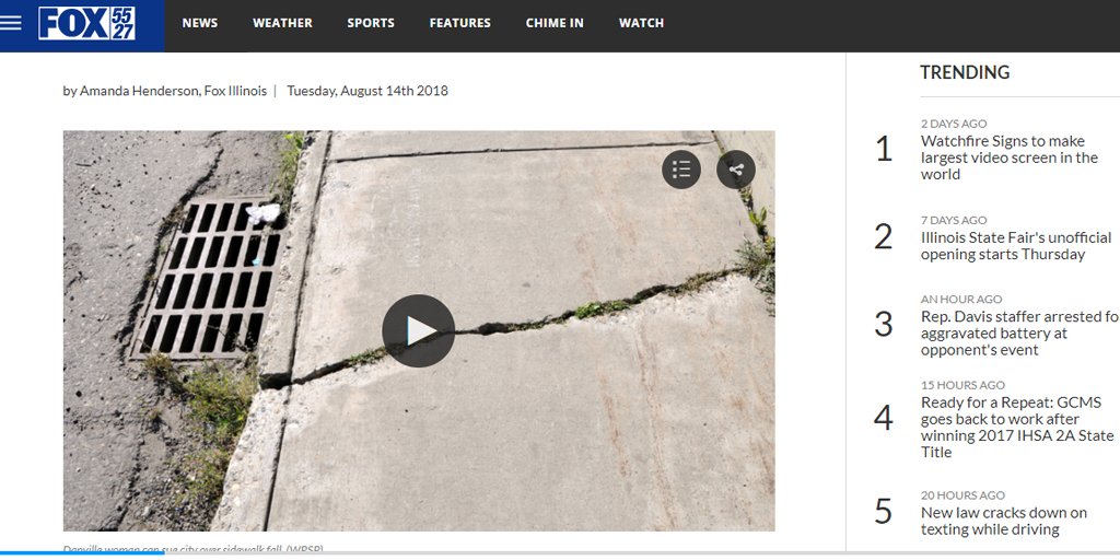 PrimeResins's tweet photo. First the city of Denver cracked down on property owners to level their sidewalks, and now the state of Illinois is reviewing its local laws of responsibility. There is a heightened focus on repairing sidewalks. #PrecisionLift anyone? https://t.co/Vgrldd3xKE https://t.co/ZMC6h7EsMC
