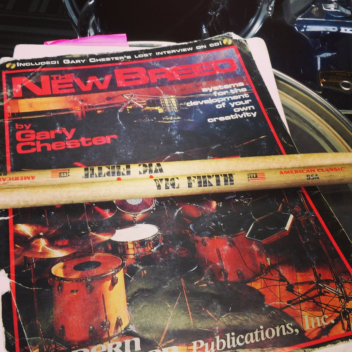smithpercussion's tweet image. Breaking out my beat up old copy of Gary Chester's classic exercise book for some lessons at @SoRFortWayne today! Time to work some four-limb independence! #drums #drumsticks #vicfirth #myperfectpair #books #drumbooks #garychester #drumlessons #musiclessons #fortwayne #indiana