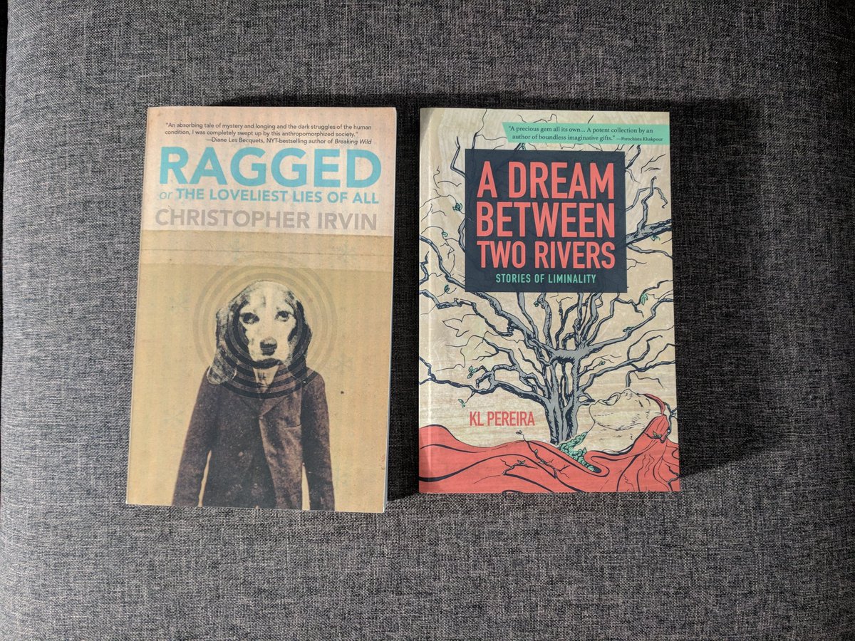 cutlasspressjp's tweet photo. @upperrubberboot Presenting A DREAM BETWEEN TWO RIVERS by @_klpereira and RAGGED by @chrislirvin https://t.co/bYybKcX6e2