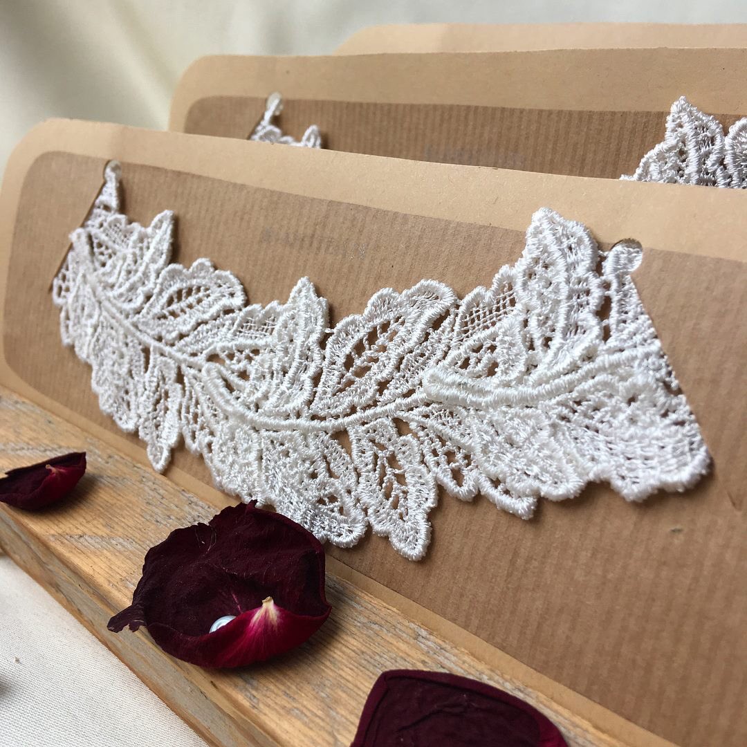 This lace choker has proven popular at fairs. It is so elegant and paired with the earrings it’s the perfect combination! 
#choker #sophisticatedlady #bridaljewelleryuk #bridetobe #weddingseason #sophisticatedlady #handmadejewellery #britishdesigner #styleblogger #style #love