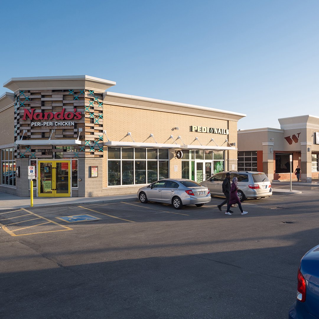 CAGBC's tweet photo. #FirstCapitalRealty has recently certified 2 projects in its portfolio as #LEED Canada CS 2009 Gold: Buildings H&M at 569 Fairway Plaza in #Kitchener and Building H at The Shops of #OakvilleSouth. #greenbuilding https://t.co/wwyFplLZIe