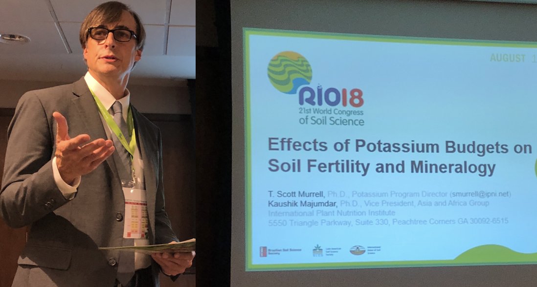 Science4RPN's tweet photo. IPNI's Scott Murrell opens the session on Nutrient Budgets in Agricultural Soils at the World Congress of Soil Science. #21WCSS #wcssbrazil2018 https://t.co/cfKDwrdqeI @PlantNutrition https://t.co/f3r80PskSh