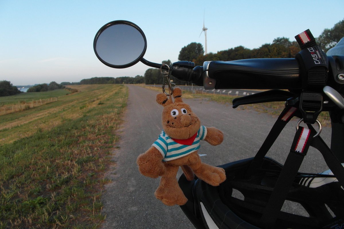veloman_nrw's tweet photo. Im geheimen Auftrag des @adfcdinvoe heute die #Schatzkiste für die Schatzsuche der #Kinderferientage am Samstag unter Beaufsichtigung von Matrose #Gumda transportiert. https://t.co/Dw1YNX5CKE