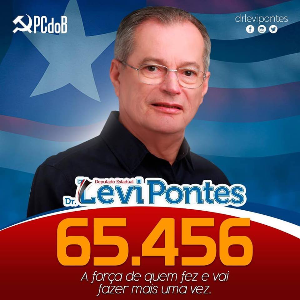 drlevipontes's tweet photo. Venho aqui, mais uma vez, pedir o seu voto de confiança para continuarmos trabalhando pelo Baixo Parnaíba e todo o Maranhão. Sou *FICHA LIMPA* e estou indo para a reeleição!

#DeputadoLeviPontes #BaixoParnaiba #Chapadinha #Maranhao https://t.co/f6EUqXM8nH