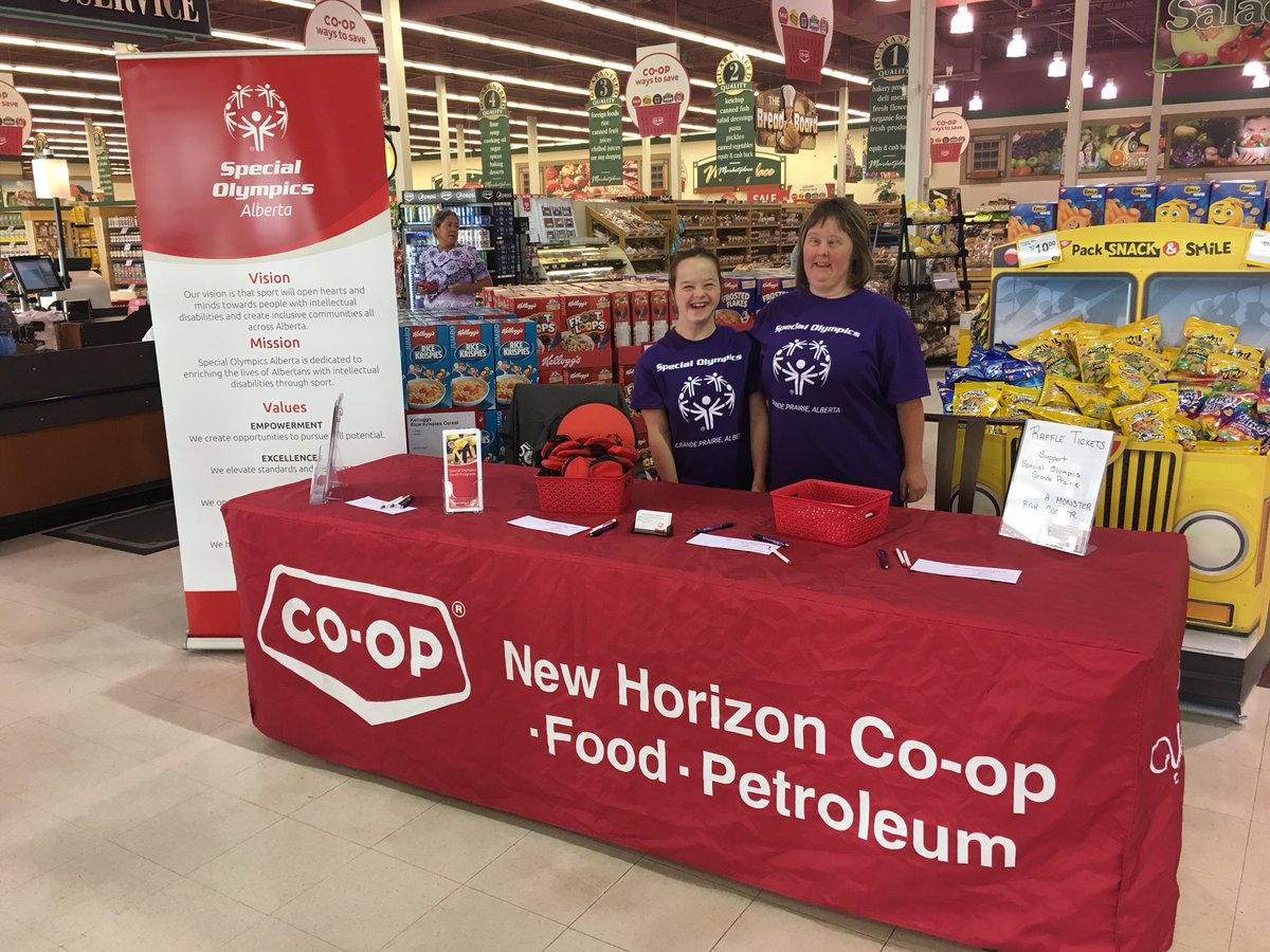 SpecialOGP's tweet photo. Selling raffle tickets, thanks New Horizon Coop Gas Bar for the Monster Bar Cooler prize! Come support Special Olympics Grande Prairie https://t.co/5KEcjtEf7f
