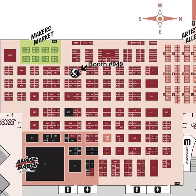 BadgerB_Studios's tweet photo. There’s a map of where my booth is for Rose City Comic Con! I’m at #949!
I’ll be working hard for the next couple of weeks getting my stock of reproductions built up!
.
.
.
#dreambox #badgerburrowdreamboxes #rosecitycomiccon #rccc2018 #convention #indepe… https://t.co/RLhEzc5RdE https://t.co/PP5ilJZnp9