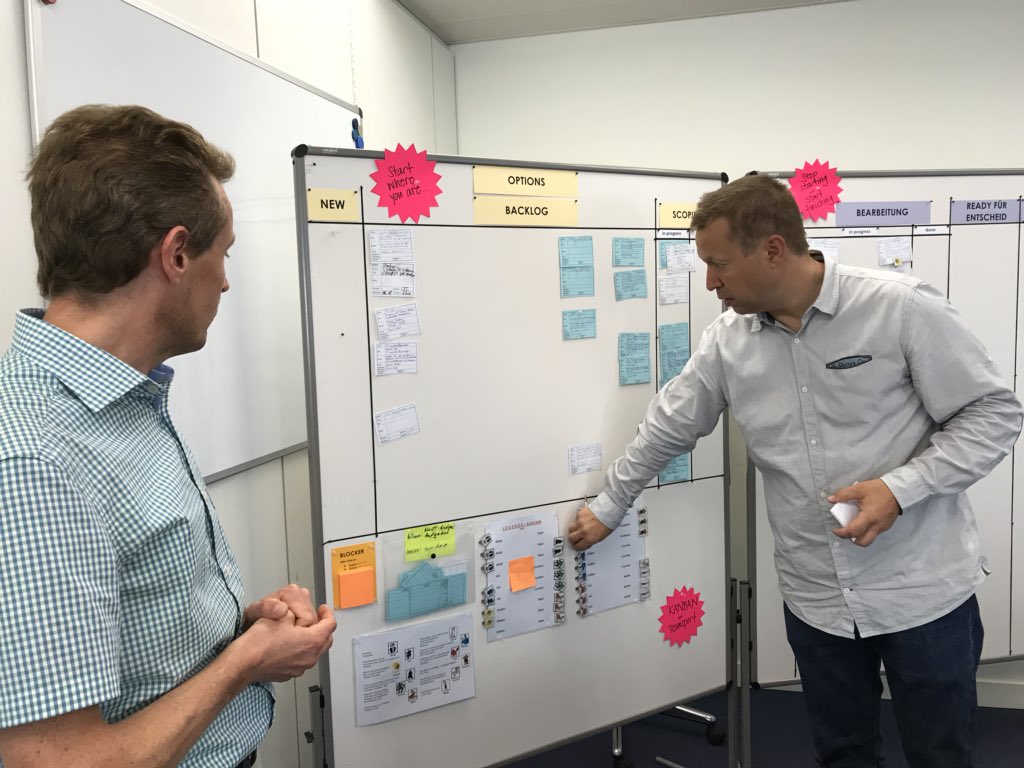 IT Leadership of AXA CH has now switched to Kanban Mthod for strategic development areas