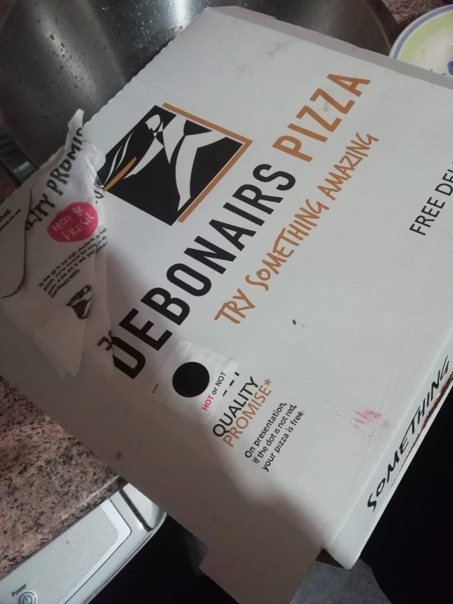 NandzK's tweet photo. When you buy @DebonairsPizza at Zevenwatch mall only to get this crap. I've heard some people complain but this...😡😡😡 https://t.co/Sig56VzMk0