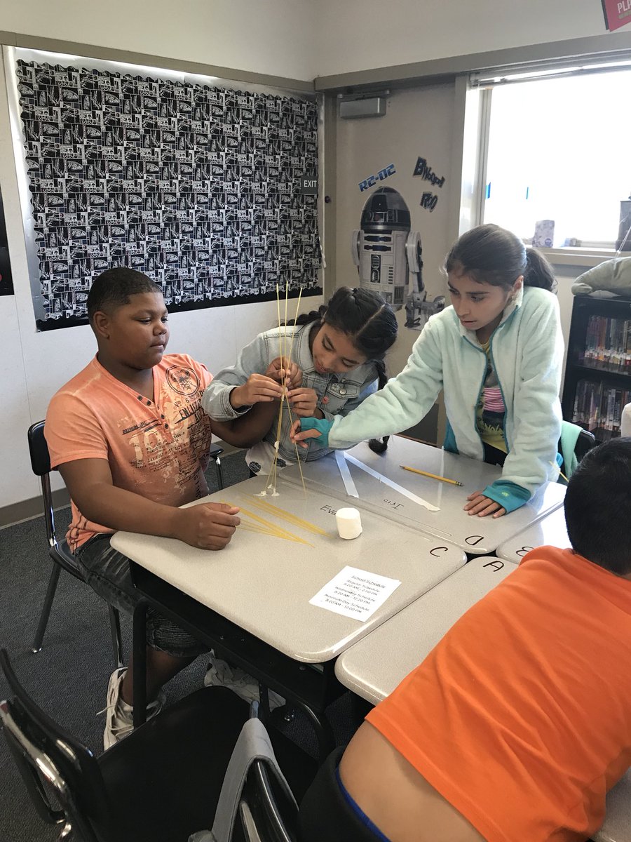 5th grade working on #teamwork and #stem <a href="/WeirElementary/">@WeirK8PrepAcademy</a> #weircollegebound <a href="/AlisonGuernsey/">Alison Guernsey</a> @DrRobM_FSUSD