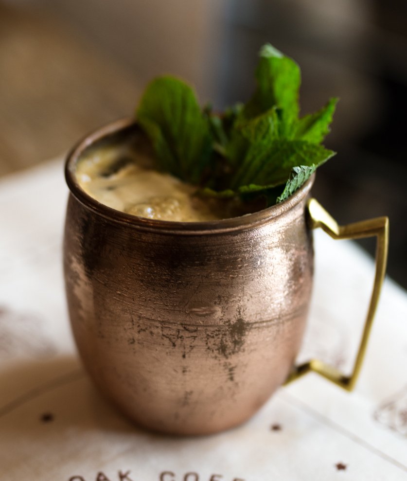 You don't want to miss out on this summer special! 
Dark &amp; Stormy
--
Cold brew, Soco lemon ginger beer, garnished with a mint sprig. <a href="/SoCoGingerbeer/">SoCo Gingerbeer</a>