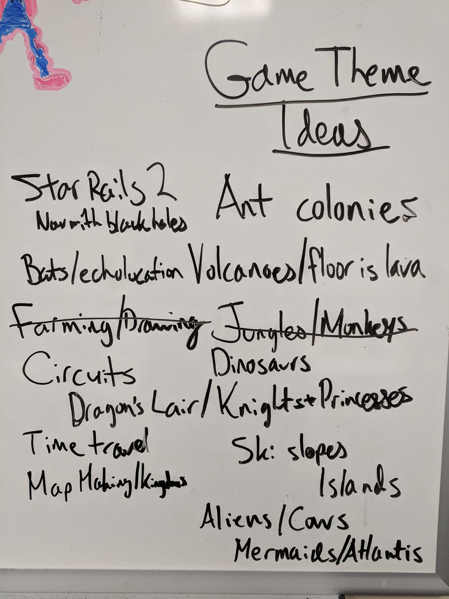 adventuregenius's tweet photo. What game themes should we tackle next? Does anything jump out at you? (Some of these are already in progress... You'll find out which soon!)
#gamedesign #educationalgames #gameschooling #boardgames https://t.co/mCrrCtXfXA