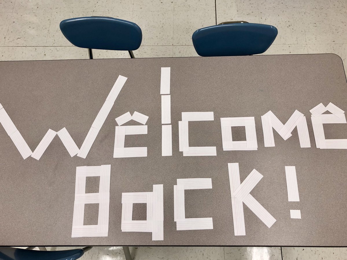 csamber_WMS's tweet photo. Nothing says welcome back like a STEM challenge!  Congratulations to our winning groups who’s structures were strong enough to hold 100 washers! Welcome back Warriors! #stem #whywait #thatwasfun @GoWMSWarriors @WESchools https://t.co/LWK28L9irT