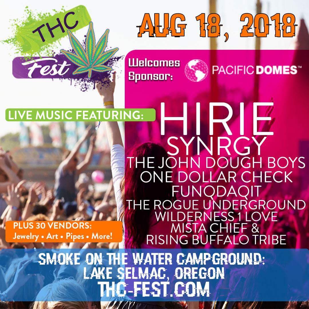 We headed out to #selmaoregon to rock at the #thcfest on Saturday, come kick and burn one with us!!!