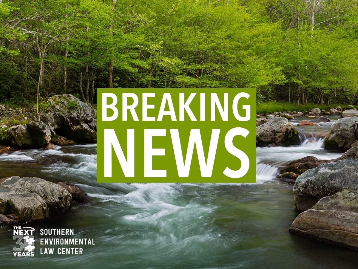 selc_org's tweet photo. A win for clean water as federal judge strikes down administration's attack on the Clean Water Act https://t.co/CKVsThqLTM #ProtectCleanWater https://t.co/H08fOJdZrz