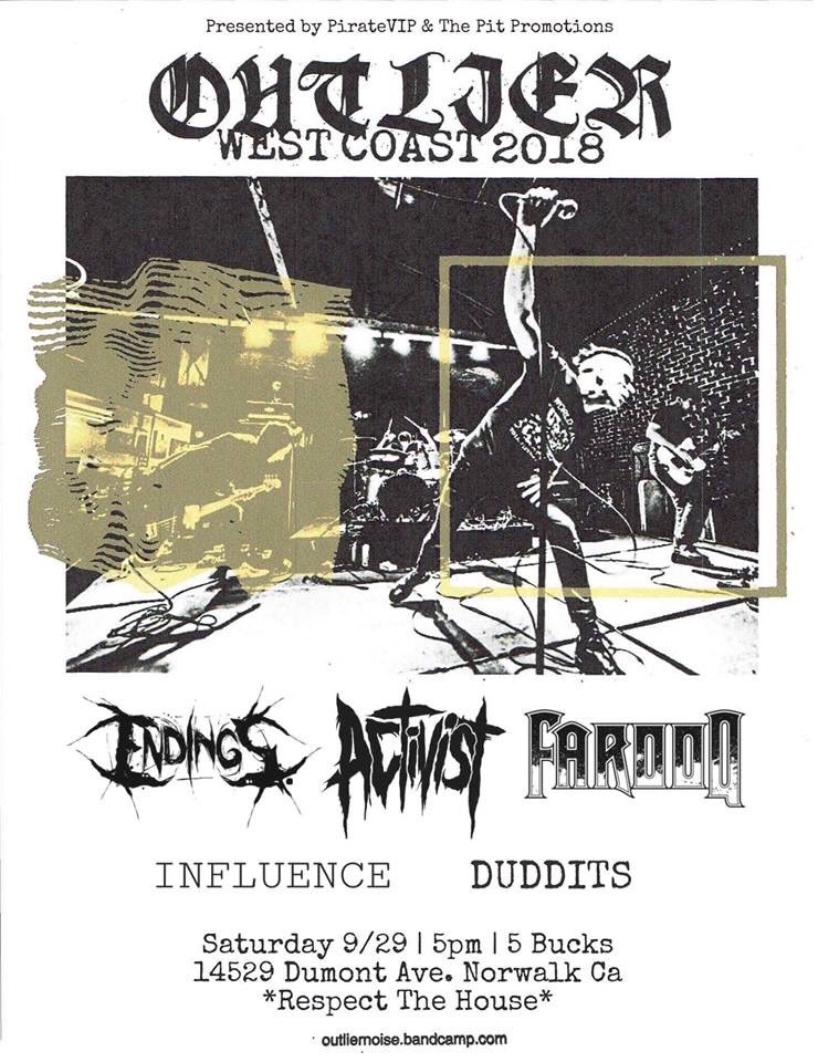 🚨🤘🏼<a href="/outlier_noise/">OUTLIER</a> <a href="/activistoc/">Activist OC</a> <a href="/FarooqMosh/">There’s a band named Farooq!?</a> <a href="/INFLUENCE323/">Influence</a>