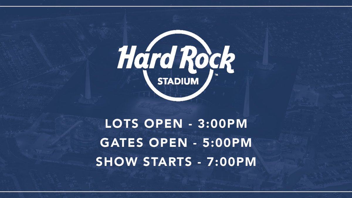 HardRockStadium's tweet image. Gates open in just 1️⃣ hour! 🎸Reputation Tour 🎤

More info: bit.ly/2ATDp3K

#reptourmiami