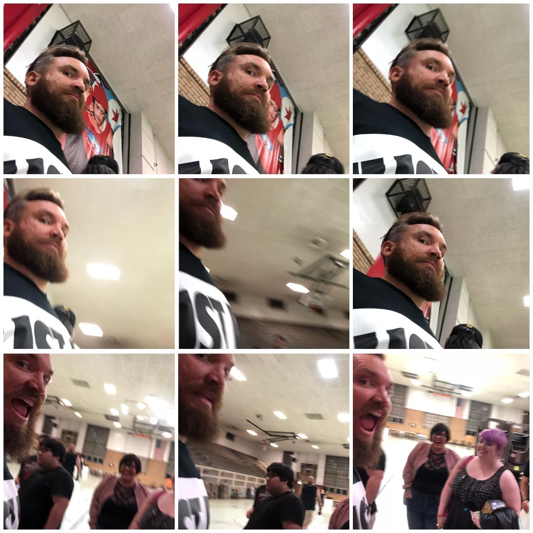 WindyCitySlam's tweet photo. When @trentseven uses your phone to take random selfies. #ThisIsPROGRESS #PROGRESSWrestling #PROGRESSChicago #wrestling #prowrestling #NXT #NXTUK #MustacheMountain #ChicagoWrestling #Chicago https://t.co/5zz257YiKa