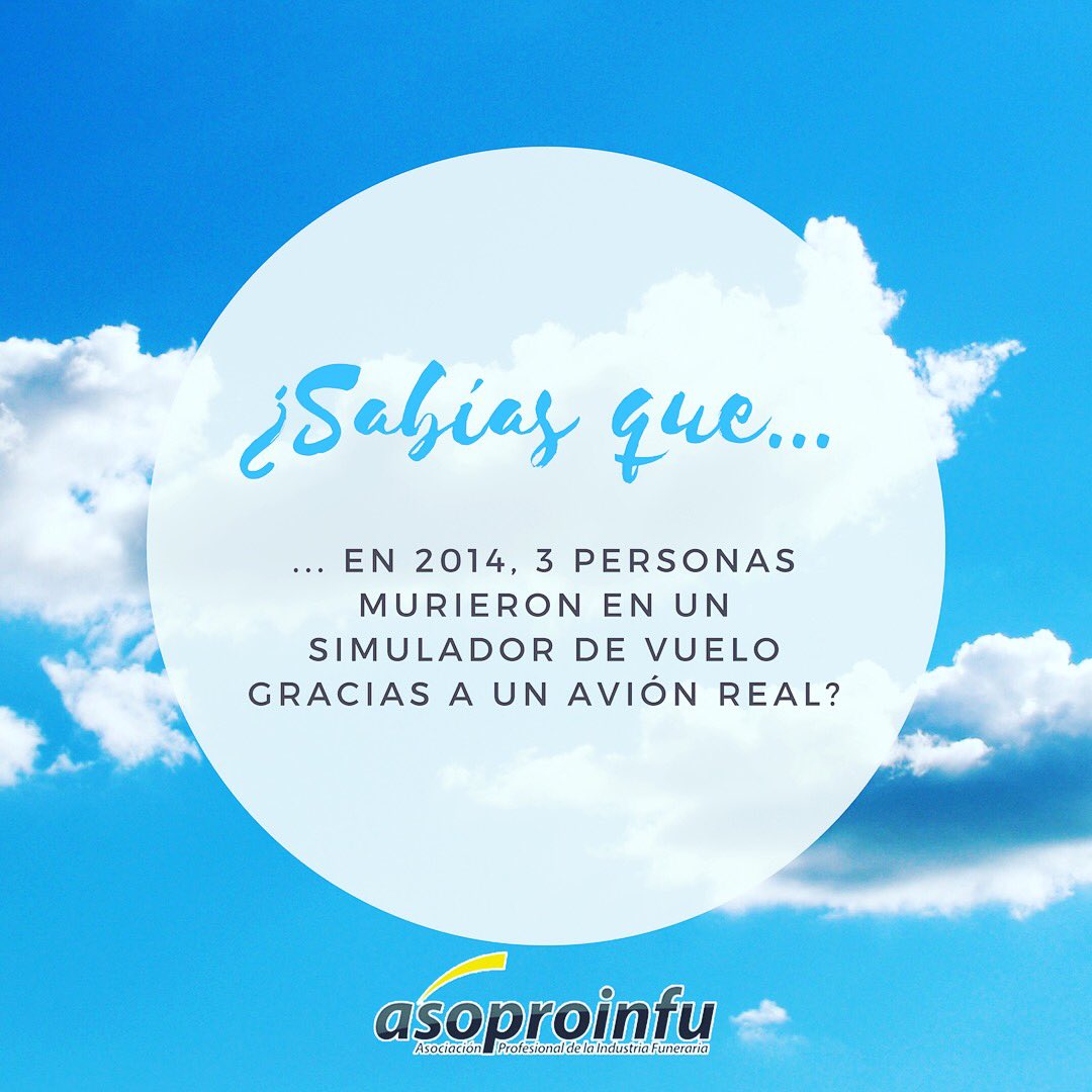 ASOPROINFU1's tweet photo. En Kansas, en 2014, tres personas en un simulador de vuelo murieron después de que un avión real se estrellara contra el edificio. 🛬
#asoproinfu #curiosidades #sabiasque #funerarias #curiosidad https://t.co/kpu3BBit3d