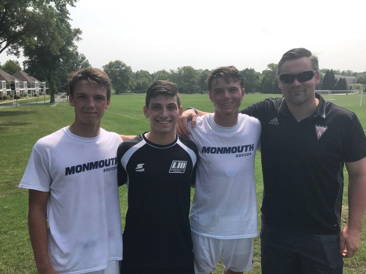 FCCopa's tweet photo. Fantastic day out to see 3 former FC Copa Academy players playing at the Division I Level 
Good luck this season to @mikeyneff19 &amp; @liammcgregor3 this season with @monmouthsoccer and @mikeygio10 at @liumsoccer #copalife https://t.co/6PfRTlNukf
